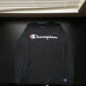 Champion Longsleeve Shirt (Black)